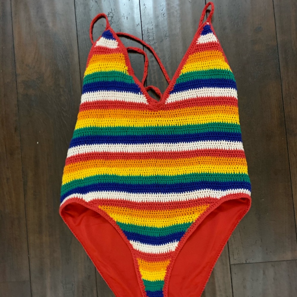 Forever 21 Crochet Swimsuit